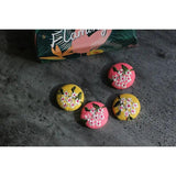 Senhua Cloth Buckle DIY Earrings Material 4pcs