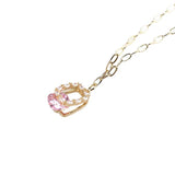Zircon Copper Plating Pendant DIY Jewelry Material 2pcs