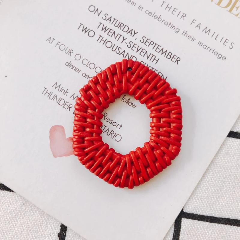 8pcs Acrylic Plastic Weave Pendant Jewelry Findings DIY Material
