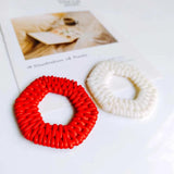 8pcs Acrylic Plastic Weave Pendant Jewelry Findings DIY Material