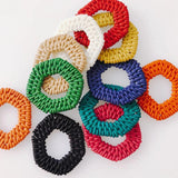 8pcs Acrylic Plastic Weave Pendant Jewelry Findings DIY Material