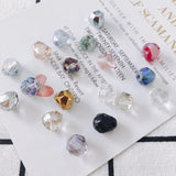 4 Pcs Glass Irregular Round Women's Earrings Jewelry Access.