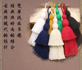 5PCS/Pack Mixed Silk Tassel Fringe Hanging Rope for DIY Curtain Access