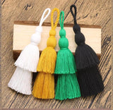 5PCS/Pack Mixed Silk Tassel Fringe Hanging Rope for DIY Curtain Access