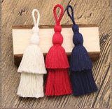 5PCS/Pack Mixed Silk Tassel Fringe Hanging Rope for DIY Curtain Access