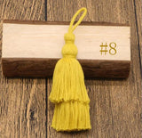 5PCS/Pack Mixed Silk Tassel Fringe Hanging Rope for DIY Curtain Access