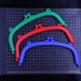1Pc Kiss Clasp Lock Frame Plastic Candy Colorful For Purse Bag DIY Accessory