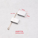 5Pcs Stainless Steel Charms For DIY Earrings Necklace