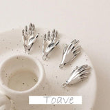 Color-Preserving Palm Gesture Pendant DIY Jewelry Accessory