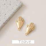 Color-Preserving Palm Gesture Pendant DIY Jewelry Accessory