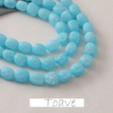 Frosted Glass Bead DIY Necklace Bracelet Earring Pendant Material