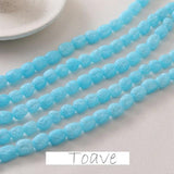 Frosted Glass Bead DIY Necklace Bracelet Earring Pendant Material