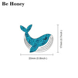 10pcs 20mm Acrylic Whale Earrings Laser Cut Glitter Party DIY