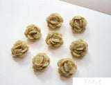 4pcs Furry Flower Earrings DIY Hair Accessories Kit