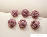 4pcs Furry Flower Earrings DIY Hair Accessories Kit