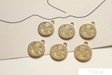 6pcs Abstract Face Pendant Earrings DIY Material Accessories