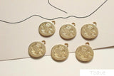 6pcs Abstract Face Pendant Earrings DIY Material Accessories
