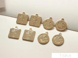 6pcs Abstract Face Pendant Earrings DIY Material Accessories