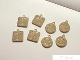 6pcs Abstract Face Pendant Earrings DIY Material Accessories