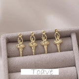Mini Ballet Girl Pendant for DIY Earrings