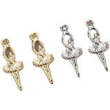 Mini Ballet Girl Pendant for DIY Earrings