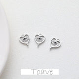 14K Electroplating Love Eyes Double Hanging DIY Jewelry Making Material