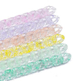30mm Acrylic Star Chain Buckle Ring Bright Colorful Jewelry Bag Accessory