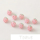 Pink Strawberry Bead Necklace DIY Set