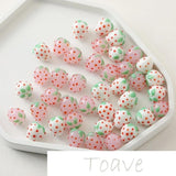 Pink Strawberry Bead Necklace DIY Set