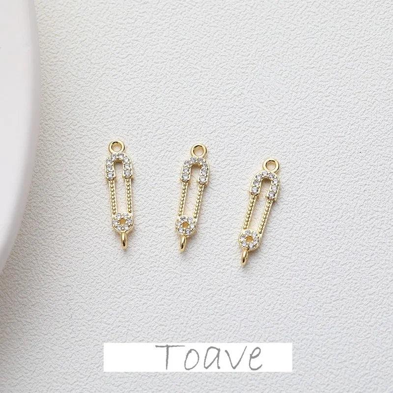 Electroplated Zircon Crystal DIY Pendant Material