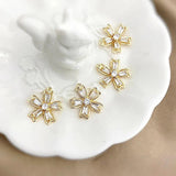 Copper Plated 18K Zircon Cherry DIY Necklace Hair Material