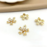 Copper Plated 18K Zircon Cherry DIY Necklace Hair Material