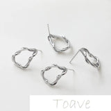 14K Gold-Clad Color-Preserving Twist Earrings DIY Accessory