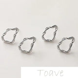14K Gold-Clad Color-Preserving Twist Earrings DIY Accessory