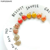 Minimalist Beads Marble Foil Pearl DIY Earrings Pendant