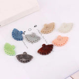 DIY Japan Korea Hollow Fan Earrings Pendant 10pcs