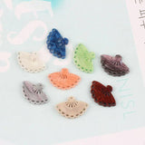 DIY Japan Korea Hollow Fan Earrings Pendant 10pcs