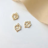 18K Star & Moon Jewelry Set Zircon Planet DIY Accessories