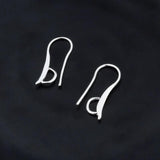 925 Silver Earring Findings DIY Settings - 9*22MM - 10/20/5