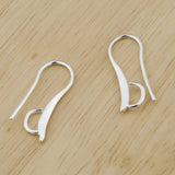 925 Silver Earring Findings DIY Settings - 9*22MM - 10/20/5
