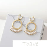 Gold-covered Earrings DIY Jewelry Silver Needle Accessories