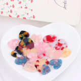 DIY Japanese Acetate Love Pendant Earrings Accessories 10pcs