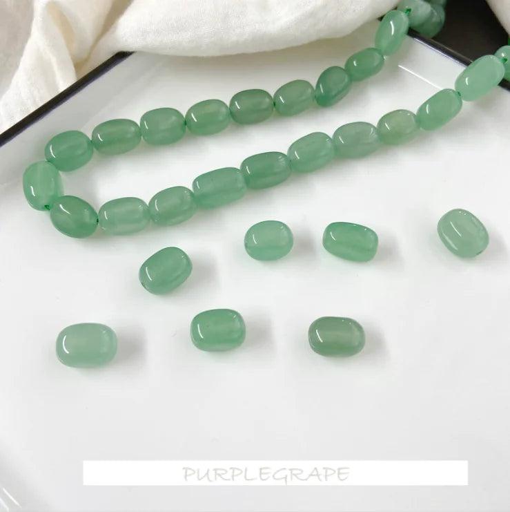 Vintage Natural Stone Jewelry Materials DIY Earrings