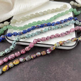 Vintage Natural Stone Jewelry Materials DIY Earrings