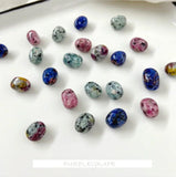 Vintage Natural Stone Jewelry Materials DIY Earrings