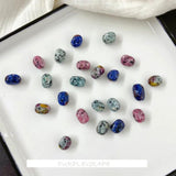 Vintage Natural Stone Jewelry Materials DIY Earrings