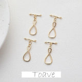 Electroplating Figure 8 Buckle DIY Bracelet Necklace Clasp