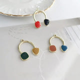 Girl Heart DIY Jewelry Love Bear Earrings Keychain Set