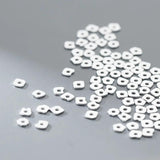 10pcs 925 Sterling Silver 5mm Spacer Beads Bracelets Necklace DIY Jewelry Making