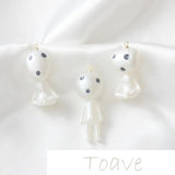 Resin and Luminous Powder Alien Pendant DIY Earrings